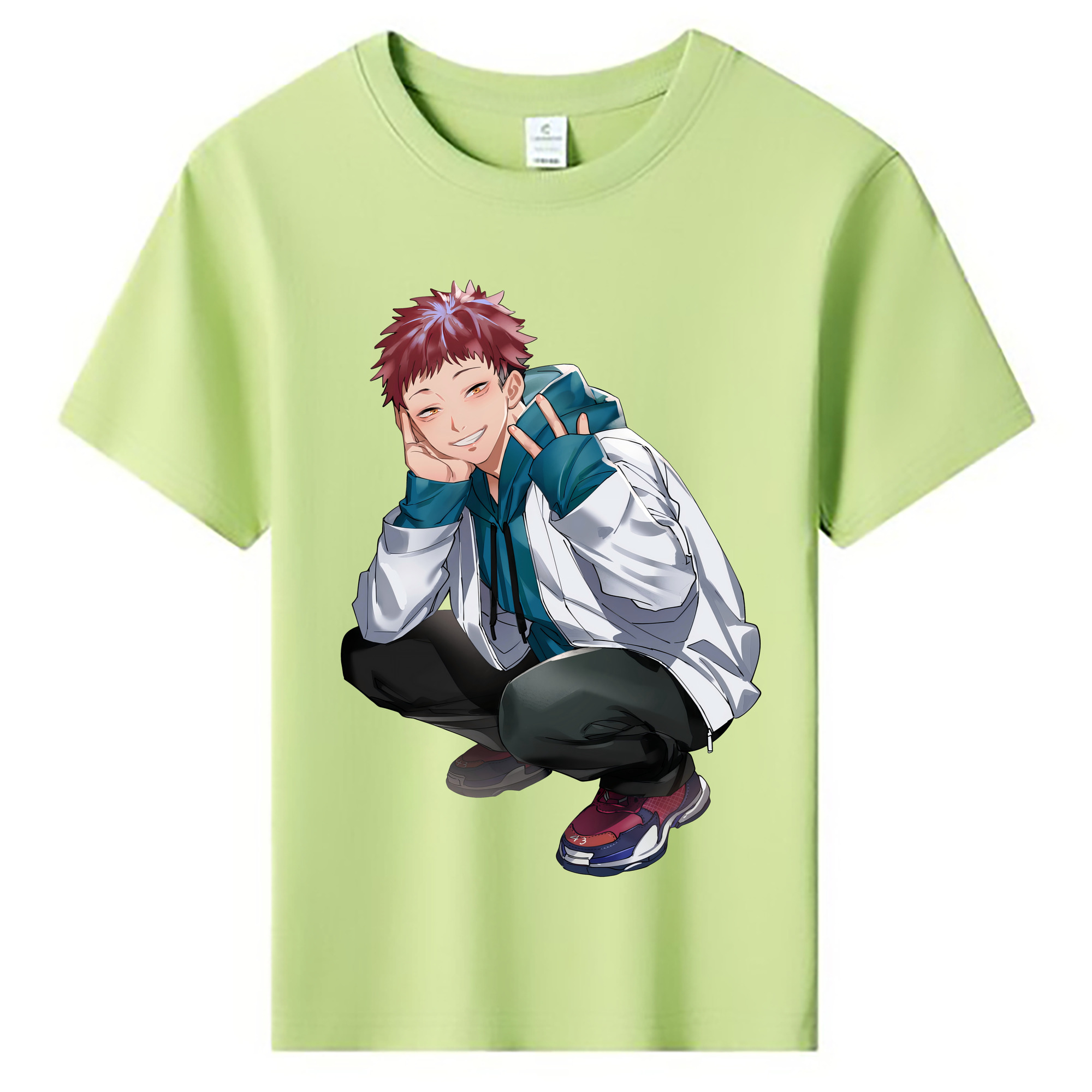 （画像用） 呪術廻戦 Jujutsu Kaisen 綿100％キッズTシャツ（フロントプリント）